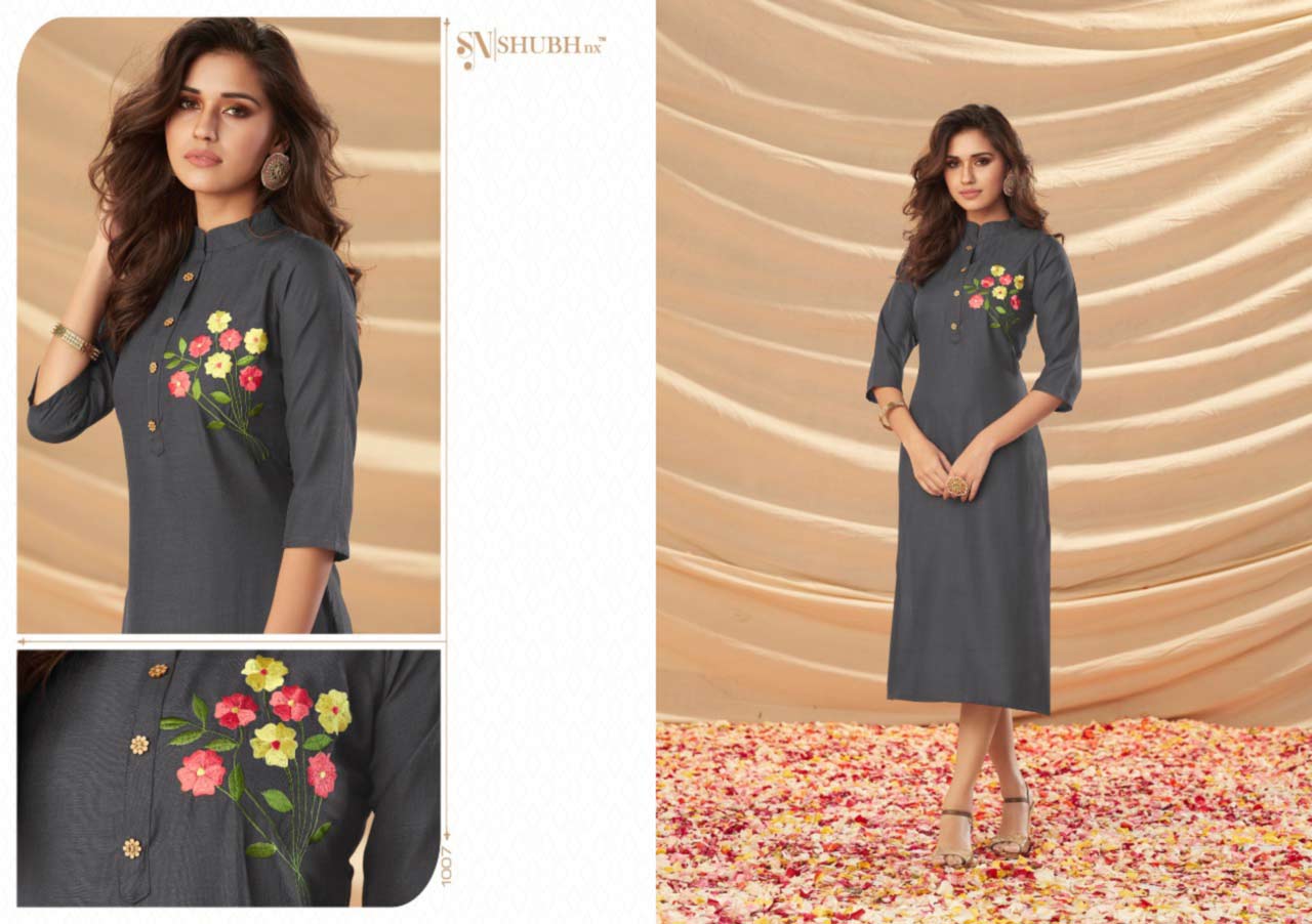 Shubh Nx Amyra Rooby Slub Kurti Manufacturer Shubh Nx Amyra Rooby Slub Kurti Manufacturer